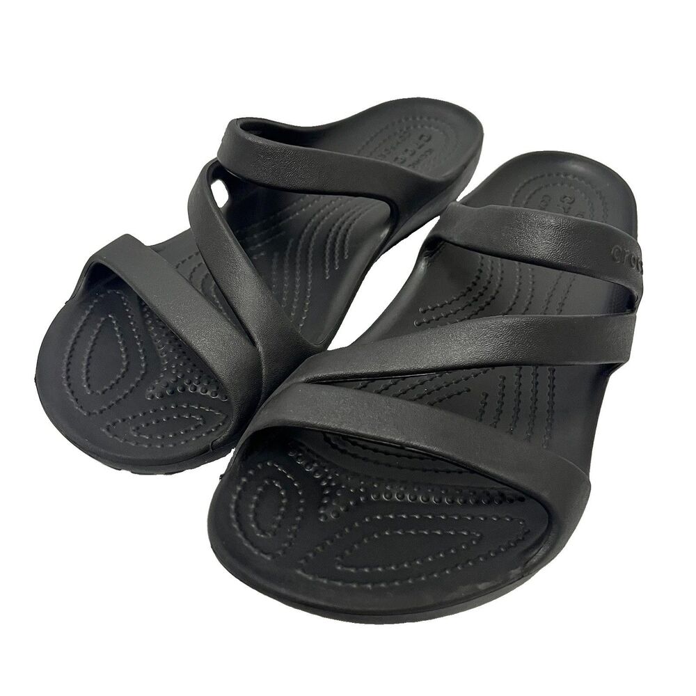 Crocs Kadee II Summer Sandals Black Size 9